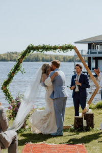 Intimate wedding in Wisconsin