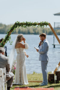 Intimate wedding in Wisconsin